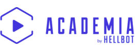 logo de organización educativa Academia by Hellbot