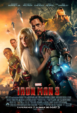 caratula película Iron Man 3