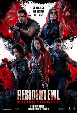 caratula película Resident Evil Bienvenidos a Racoon City